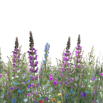 Wildflower Patch | Regular Quilted Tote Bag 